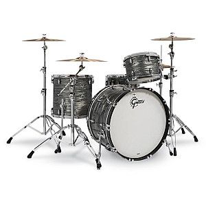 Gretsch Brooklyn GB E8266 6 Piece Drum Set, Grey Oyster